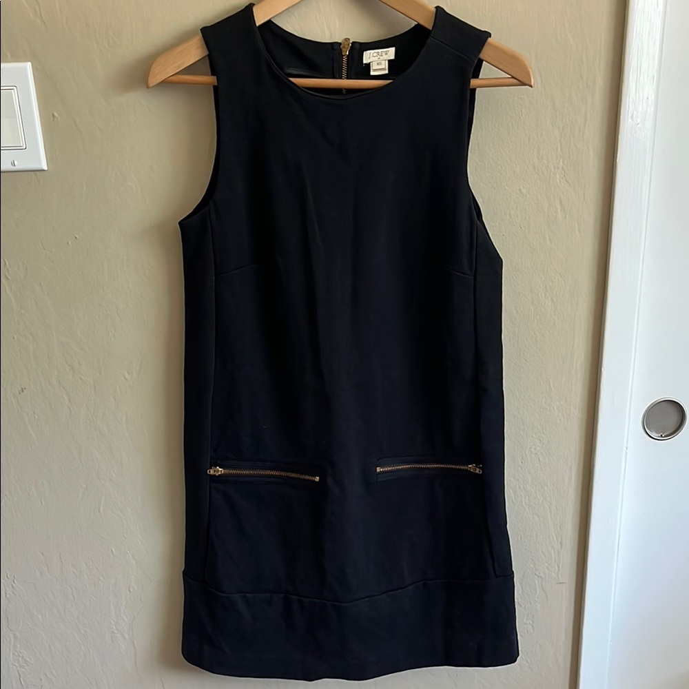 J.Crew Black Sleeveless Sheath Dress Size XS